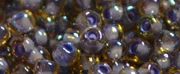 (image for) TOHO 11/o Round-Purple Lined Light Topaz Transparent. 11T926