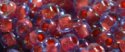 (image for) TOHO 11/o Round-Red Lined Sapphire Transparent. 11T304