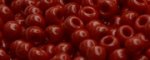 (image for) TOHO Size 3/o Round Seed Bead-Red Opaque 3TR45