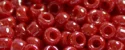 (image for) TOHO 15/o Round Seed Bead-Red Opaque Luster. 15T125