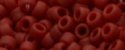 (image for) TOHO 11/o Round-Red Matte Opaque. 11T45F