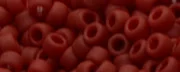 (image for) TOHO 11/o Round-Red Matte Opaque. 11T45F