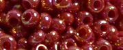 (image for) TOHO 11/o Round-Red Opaque Rainbow. 11T405
