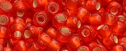 (image for) TOHO 11/o Round-Ruby Hyacinth Silver Lined Matte. 11T25F
