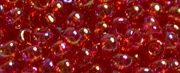 (image for) TOHO 11/o Round-Ruby Transparent Rainbow. 11T165B