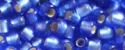 (image for) TOHO 11/o Round-Sapphire Silver Lined Matte. 11T35F