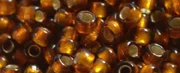 (image for) TOHO 8/o Round Seed Bead-Smoke Topaz Silver Lined Matte #8T34F