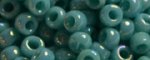 (image for) TOHO 11/o Round-Turquoise Opaque Rainbow. 11T413