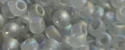 (image for) TOHO 11/o Round-Lighter Black Diamond Transparent Rainbow Matte. 11T176AF