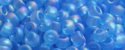 (image for) TOHO 11/o Round-Aqua Transparent Rainbow Matte. 11T163BF