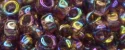 (image for) TOHO 15/o Round Seed Bead-Amethyst Transparent Rainbow. 15T166B