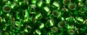 (image for) TOHO 15/o Round Seed Bead-Bright Green Silver Lined. 15T27B
