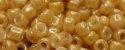 (image for) TOHO 15/o Round Seed Bead-Butterscotch Opaque Luster. 15T123D