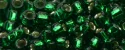 (image for) TOHO 15/o Round Seed Bead-Emerald Green Silver Lined. 15T36