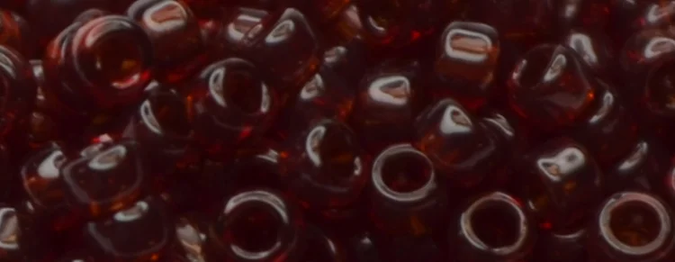 (image for) TOHO 11/o Round-Garnet Transparent. 11T5D
