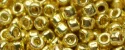 (image for) TOHO 15/o Round Seed Bead-Gold Galvanized PermaFinish. 15TPF557