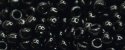 (image for) TOHO 15/o Round Seed Bead-Jet Black Opaque. 15T49