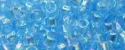 (image for) TOHO 15/o Round Seed Bead-Light Aqua Transparent Rainbow. 15T163