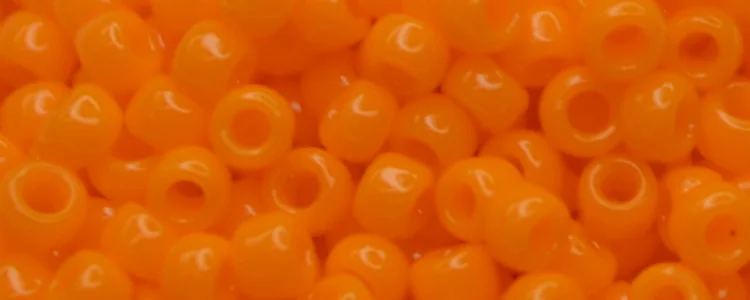 (image for) TOHO 11/o Round-Light Orange Opaque. 11T42D