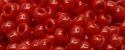 (image for) TOHO 15/o Round Seed Bead-Red Opaque. 15T45