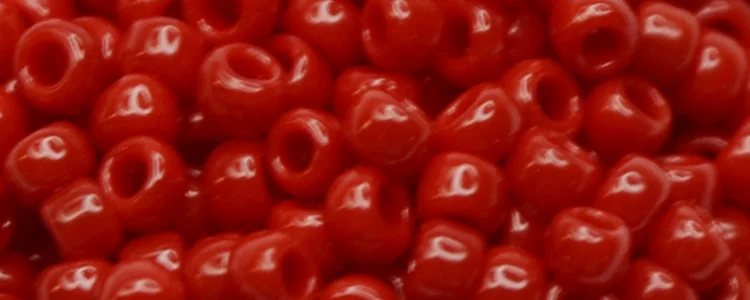 (image for) TOHO 15/o Round Seed Bead-Red Opaque. 15T45
