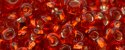 (image for) TOHO 15/o Round Seed Bead-Ruby Silver Lined. 15T25B