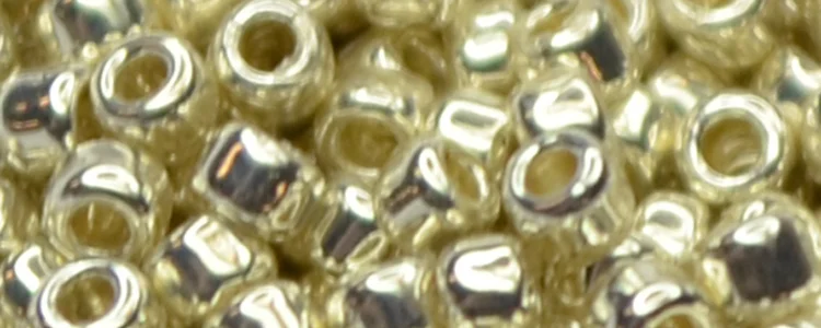 (image for) TOHO 15/o Round Seed Bead-Silver Galvanized PermaFinish. 15TPF558
