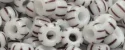 (image for) TOHO Size 6/o Round Seed Bead-Black / White Stripe 6TL4-2
