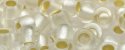 (image for) TOHO Size 6/o Round Seed Bead-Crystal Silver Lined Matte 6T21F