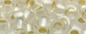 (image for) TOHO Size 6/o Round Seed Bead-Crystal Silver Lined Matte 6T21F