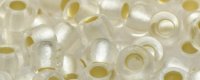 (image for) TOHO Size 6/o Round Seed Bead-Crystal Silver Lined Matte 6T21F