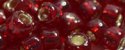 (image for) TOHO Size 6/o Round Seed Bead-Dark Ruby Silver Lined 6T25C
