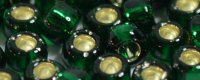 (image for) TOHO Size 6/o Round Seed Bead-Emerald Green Silver Lined 6T36