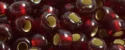 (image for) TOHO Size 6/o Round Seed Bead-Garnet Silver Lined Matte 6T25DF