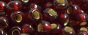 (image for) TOHO Size 6/o Round Seed Bead-Garnet Silver Lined Matte 6T25DF
