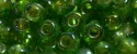 (image for) TOHO Size 6/o Round Seed Bead-Kelly Green Silver Lined Rainbow 6T2027