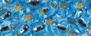 (image for) TOHO Size 6/o Round Seed Bead-Light Aqua Silver Lined 6T23