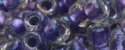 (image for) TOHO Size 6/o Round Seed Bead-Purple Lined Crystal Rainbow 6T265