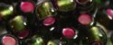 (image for) TOHO Size 6/o Round Seed Bead-Raspberry Lined Olivine Transparent 6T2204