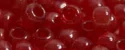 (image for) TOHO Size 6/o Round Seed Bead-Ruby Transparent 6T5B
