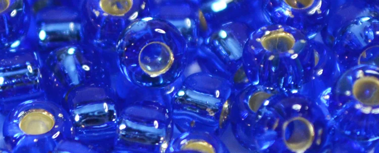 (image for) TOHO Size 6/o Round Seed Bead-Sapphire Silver Lined 6T35