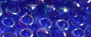 (image for) TOHO Size 6/o Round Seed Bead-Dark Sapphire Transparent Rainbow 6T87