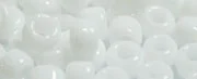 (image for) TOHO Size 6/o Round Seed Bead-White Opaque 6T41
