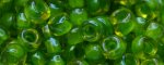 (image for) TOHO 8/o Round Seed Bead-Lime Lined Jonquil Transparent #8T306