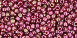 (image for) TOHO 11/o Round-Strawberry Gold Luster. 11T331