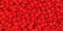(image for) TOHO 11/o Round-Light Red Matte Opaque. 11T45AF