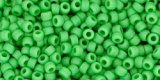 TOHO 11/o Round-Bright Green Matte Opaque. 11T47F (image for) TOHO 11/o Round-Bright Green Matte Opaque. 11T47F