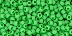 (image for) TOHO 11/o Round-Bright Green Matte Opaque. 11T47F