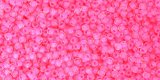 (image for) TOHO 11/o Round-Neon Pink Lined Crystal Matte. 11T971