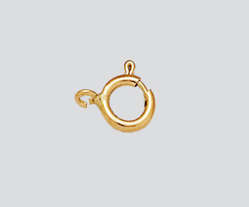 14k Gold Filled Spring Ring Clasp. 7mm Open Ring * One Clasp